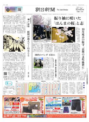紙面ビューアー（大阪本社版）：朝日新聞